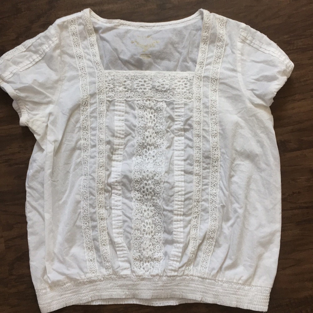 White summer tee
